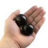 Шары для массажа из черного змеевика 3,5 см фото 2 — 