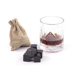 Камни для охлаждения виски набор 6 кубиков из долерита — 