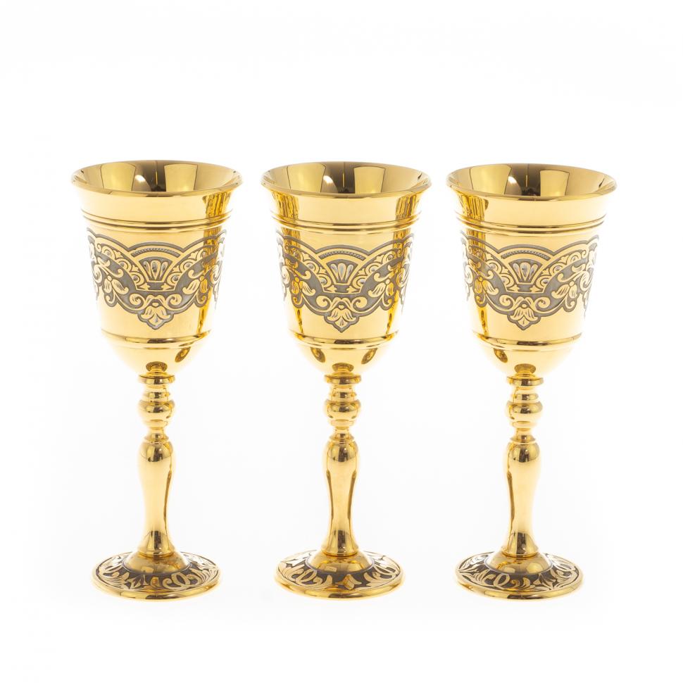 Набор рюмок на высокой ножке "Изящный" Златоуст фото 1 — 