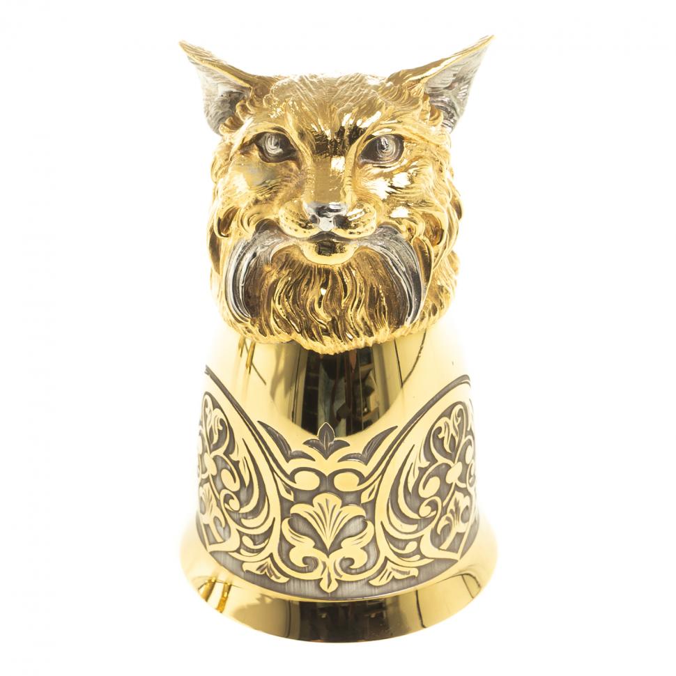 Стопка перевертыш "Рысь" 70 мл Златоуст фото 1 — 