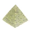 Пирамида из камня змеевик 5х5х5,5 см фото 1 — 