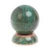 Шар "Антистресс" из змеевика и розового мрамора 9,5 см фото 1 — 