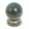 Шар "Антистресс" из змеевика и розового мрамора 9,5 см фото 2 — 