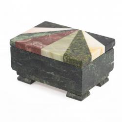 Шкатулка с мозаикой 12х8,5х6,5 см — 