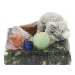 Сувенир из мрамолита &quot;Крыса малая&quot; — 