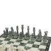 Шахматы "Стаунтон" доска 40х40 см мрамор / шабровский змеевик фото 3 — 