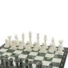 Шахматы "Стаунтон" доска 40х40 см мрамор / шабровский змеевик фото 4 — 