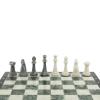 Шахматы "Стаунтон" доска 40х40 см мрамор / шабровский змеевик фото 5 — 