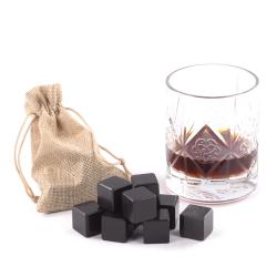 Охлаждающие камни для виски набор 9 кубиков долерит — 