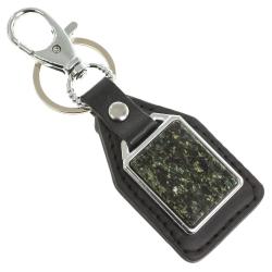 Брелок для ключей с накладкой из мусковита — 