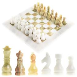 Шахматы &quot;Битва&quot; доска 25х25 см оникс мрамор — 