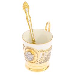 Кофейная чашка &quot;Агат&quot; из серого агата 80 мл Златоуст — 