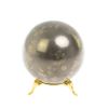 Шар из камня пирит диаметром 7,8 см фото 2 — 