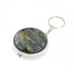 Пепельница карманная камень кианит 5х5,5х2 см — 