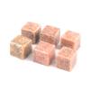 Камни охлаждающие для виски набор 6 кубиков из розового мрамора фото 2 — 