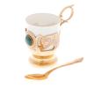 Чашка для кофе "Малахит" фарфор 170 мл в подарочной упаковке Златоуст фото 1 — 
