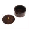 Шкатулка круглая из обсидиана 7,5х7,5х5,5 см фото 2 — 